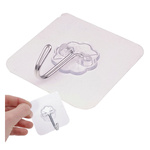 Wieszak Samoprzylepny Transparentny Uchwyt Ścienny Haczyk do Powieszania Przyrządów Kuchennych i Narzędzi