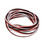 Przewód Serwa Miedziany Ocynowany 0,13 mm TaśmowyPrzewód Serwa Trójżyłowy Typu Hitec Do Wykonywania Samemu Przedłużaczy Serw