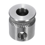 Radełko Ekstrudera MK8 - Drukarka 3D RepRap, Radełko Ekstrudera Ciągnące Filament, Średnica Zewnętrzna 9mm, Otwór 5mm, Rozmiar Filamentu 1.75mm, Materiał Stal Nierdzewna, Zestaw z Śrubką Mocującą