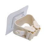 Wieszak Samoprzylepny na Mop - Biały - Uchwyt Ścienny na Miotły i Narzędzia