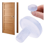 Transparentny Odbojnik Drzwiowy 12mm - Idealna Ochrona dla Ścian i Mebli