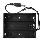 Koszyk na Akumulator 3x 18650 z Wtykiem Jack DC 2.1 - Pojemnik DIY do Arduino i Zasilania Odbiorników