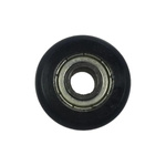 Koło Prowadnicy 5x23x7mm Czarne Oś 5mm Rolka Łożyskowana do Drukarek 3D i Innych Zastosowań