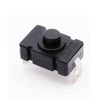 Włącznik chwilowy samoblokujący do latarki - Mikroswitch KAN-28 - 18x12mm