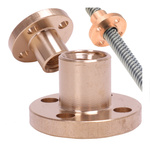 Mosiężna Nakrętka T8x2 do Śruby Trapezowej - Idealna do Drukarek 3D - Precyzyjne Przesuwanie i Długotrwała Wydajność