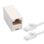 Adapter łącznik kabli sieciowych RJ45 - szybkie połączenie przewodów ethernet