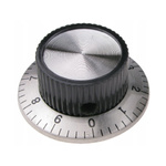 Pokrętło do potencjometru z wyraźną skalą - Ergonomiczne i trwałe, model C2, 29mm