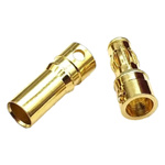 Złącza Prądowe 3,5mm Gold - Para Konektorów Banan do Modelarstwa