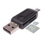 Adapter OTG USB z czytnikiem kart SD/MicroSD - łatwe odczytywanie i zapisywanie plików z karty!