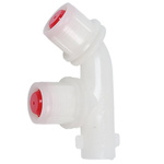 Dysza Rozpylająca Podwójna do Opryskiwaczy - Regulowana Końcówka Lancy z 2 Małymi Dyszami