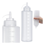 Butelka PE/PP 1000ml z ergonomicznym kapturkiem do precyzyjnego dozowania płynów