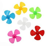 Śmigło 4-Lopatowe 40x2mm Do Mini Turbiny Wiatrowej - Niebieskie