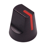 Gałka do Potencjometru - Regulacja Głośności Audio - Red 17mm