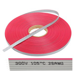 Taśma IDC Szara 6-żyłowa AWG28 Do Złącz IDC 1mb