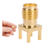 Złącze Antenowe SMA Jack Proste do Zalutowania - Doskonałe Rozwiązanie Dla Twojego Projektu Elektronicznego