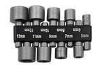 Uniwersalne Klucze Nasadowe 9 Szt 5-13mm do Odkręcania Śrub i Wkrętów