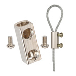 Mocowanie Linki Stalowej 4x10mm Zacisk Liny Stalowej Loft