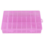 Różowy Organizer Z 24 Przegródkami 195x130x36mm - Praktyczny Pojemnik Na Drobiazgi