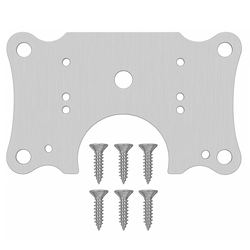 Płytka Naprawcza Zawiasu Meblowego 90x50mm - Solidna Blaszka 0.6mm - Trwałe Mocowanie