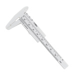 Suwmiarka Plastikowa Mini 0-80 mm - Precyzyjne Narzędzie Pomiarowe do Modelarstwa i Jubilerstwa