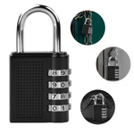 Zamek Szyfrowy Czarna Kłódka Na Szyfr 6,7cm - Trzpieniowa - Ochrona Dla Szafek