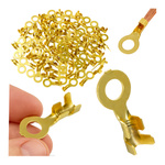 Konektor Oczkowy M6 Nieizolowany na Kabel 2.5-6.0mm2 - 100 Sztuk