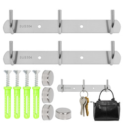 Wieszak ścienny 3 Haczyki - Idealne Rozwiązanie do Powieszenia Akcesoriów Kuchennych i Łazienkowych