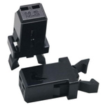 Uniwersalny Zatrzask Plastikowy - Czarny, Idealny do Zabezpieczania Pojemników i Małych Drzwiczek