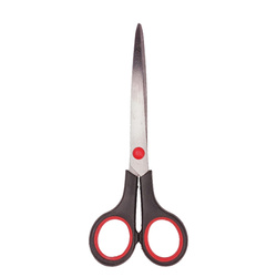 Nożyczki Biurowe Krawieckie 6.5" - Ergonomiczne Nożyczki z Gumowaną Rączką do Precyzyjnego Cięcia