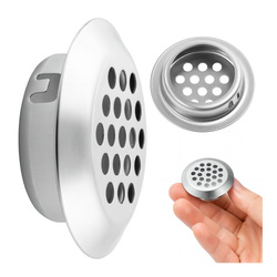 Kratka Wentylacyjna 25mm Stal Nierdzewna do Szafek i Garderób