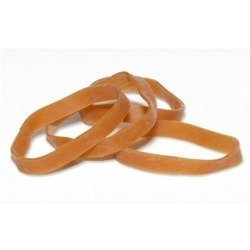 Guma Modelarska Z Silikonem - Elastyczna Płaska Płytka 200mm x 10mm - Brązowa