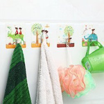 Wieszak Samoprzylepny Wodoodporny z Haczykiem - Mix Wzorów - Uchwyt Ścienny do Powieszenia Szczotki, Gąbki, Narzędzi - Idealny do Płytek, Mebli, Lustra i Ściany