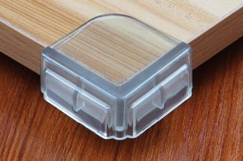 Ochronne narożniki silikonowe - zestaw 4szt - zabezpieczenie krawędzi i kantów dla dzieci
