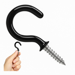 Haczyk Oczkowy Wkręcany 5,5 cm - Solidne Rozwiązanie do Zawieszania Przedmiotów