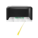 Lampka LED Solarna Czarna do Zewnętrznego Oświetlenia Schodów Balustrad