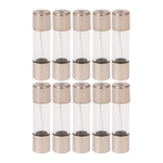 Bezpiecznik Szklany Rurkowy 1A - Opakowanie 10 Sztuk