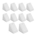 Złącze Narożne Do Mebli z Pokrywą - Idealne Rozwiązanie do Stabilnego Łączenia Elementów - Biały