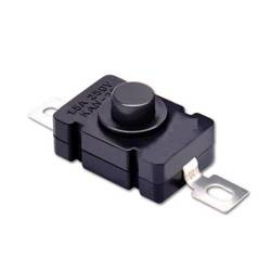 Włącznik samoblokujący do latarki - Microswitch KAN-28 18x12mm - prosty montaż