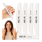 Pilnik ABC-RC Łódka 100/180 Do Paznokci Średnioziarnisty 5 sztuk