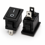 Przełącznik Kołyskowy Bistabilny KCD1 Czarny 21x15mm Przełącznik ON/OFF