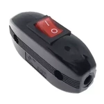 Przełącznik Przelotowy ON/OFF Czerwony do Samodzielnego Montażu - Wyłącznik Lampowy