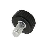 Pokrętło Radełkowane M4x10mm - Gałka Z łbem Bakelitowym do Regulacji Urządzeń