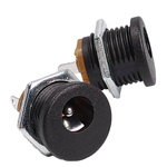 Wkręcane Gniazdo Zasilania DC 2,1/5,5mm - Czarne