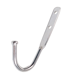 Haczyk Ocynkowany 90x5mm Wieszak Metalowy Srebrny Uchwyt