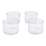 Nakładki Ochronne na Nogi Meblowe - Redukcja Hałasu i Ochrona Podłogi - 4 Sztuki