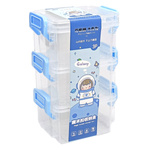 Zestaw Mini Organizerów Z Klamrą 3 Pudełeczka Do Przechowywania 53x64x45mm