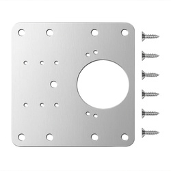 Płytka Naprawcza Zawiasu Meblowego - Solidne i Stabilne Mocowanie - 90x90mm - Blaszka 0.7mm