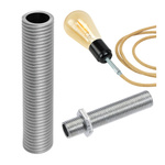 Rurka Gwintowana M10x100mm do Lamp i Oświetlenia - Nyple do Instalacji Hydraulicznych, Gazowych i Oświetleniowych