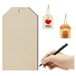 Etykieta Sklejka 57x32mm do Rzeźbienia i Malowania - Deseczka do Decoupage i Scrapbooking